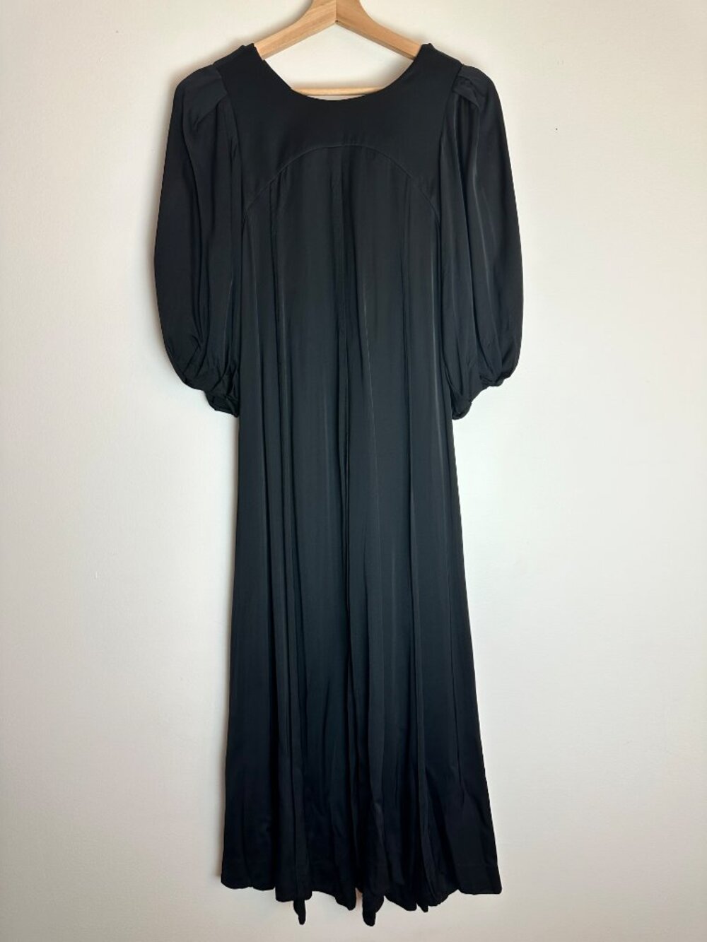 Rebecca Taylor Black Tie Open-Back Dress